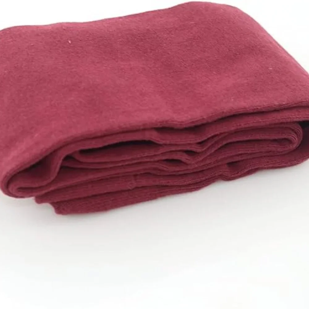 Burgundy Over the Knee Thigh High Socks